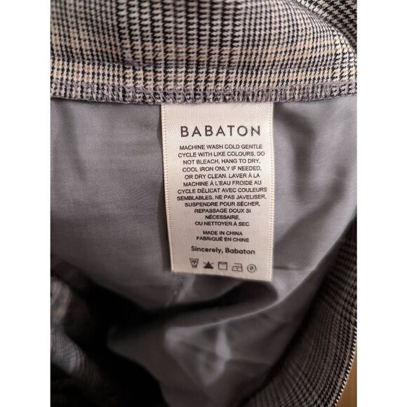 Aritzia babaton houndstooth pants size 4 - Picture 3 of 6